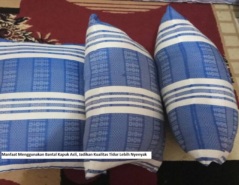 Manfaat Menggunakan Bantal Kapuk Asli, Jadikan Kualitas Tidur Lebih Nyenyak
